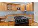 Spacious kitchen featuring granite counters and plenty of wood cabinets and drawers at 501 Colonels Ct, Clover, SC 29710