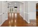 Spacious living room with hardwood floors and an arched entryway at 501 Colonels Ct, Clover, SC 29710