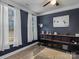 Comfortable bedroom featuring a ceiling fan, natural light, and a modern decor at 5056 Blue Serenity Ct, Denver, NC 28037