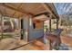 Outdoor bar and prep area for entertaining on a spacious deck overlooking the lake at 5064 Lynwood Rd, Sherrills Ford, NC 28673