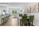 Bright living room with modern furniture, dining area, kitchen island and natural light at 537 Trading Post Ln, York, SC 29745
