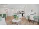 Open-concept living space featuring a kitchen, dining area, and comfortable seating at 537 Trading Post Ln, York, SC 29745