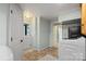 Efficient laundry room with modern washer and dryer and storage perfect for chores at 910 Forest Dr # 14, Lancaster, SC 29720