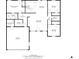 Detailed floor plan of home showcasing layout of living spaces, bedrooms, bathrooms, and garage at 105 4Th Se St, Catawba, NC 28609