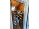 Efficient pantry with ample shelving for organized storage and features a wooden ceiling at 10633 Hwy 52 Hwy, Rockwell, NC 28138