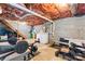 Basement utility area with laundry hookups and ample room for storage at 11416 Leadenhall Ln # 22, Charlotte, NC 28262