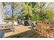 Deck with grill, covered heat lamp, and outdoor furniture for entertaining at 11416 Leadenhall Ln # 22, Charlotte, NC 28262
