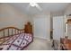 Bedroom featuring a daybed, double closets and soft neutral carpet at 1286 Saint Katherines Way, Rock Hill, SC 29732