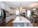 Well-equipped kitchen featuring a large island with seating, stainless appliances, and plenty of counter space at 2296 Idol Rock Dr, Indian Land, SC 29707