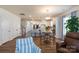 Open-concept living area flowing into the kitchen, perfect for entertaining and everyday living at 2296 Idol Rock Dr, Indian Land, SC 29707