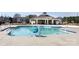 Community pool with a handicap lift and plenty of space for residents at 2296 Idol Rock Dr, Indian Land, SC 29707