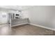 Kitchen and Living Room featuring stainless steel appliances and breakfast bar at 3931 Newhall Nw Dr, Hickory, NC 28601