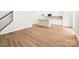 Spacious living room with hardwood floors flowing into the open-concept kitchen at 5013 Poplin Vly, Cherryville, NC 28021