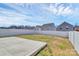 Large concrete patio in a fenced backyard is perfect for entertaining at 508 Hawley St, Charlotte, NC 28214