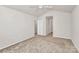 Spacious bedroom with neutral carpet, vaulted ceiling and a ceiling fan at 508 Hawley St, Charlotte, NC 28214