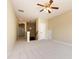 Spacious bonus room with carpet, access to stairs and an attic area at 8830 Beaver Creek Dr, Charlotte, NC 28269
