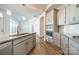 Well-equipped kitchen with a granite island and stainless steel oven, great for cooking enthusiasts at 1005 Headwaters Ct, Matthews, NC 28104