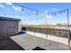 Large rooftop deck featuring string lights, railings, and ample space for outdoor entertaining and relaxing at 111 W Poindexter Dr, Charlotte, NC 28203