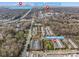 Aerial view of 1224 Green Oaks Ln, close to Plaza Midwood and Uptown Charlotte for convenient city access at 1224 Green Oaks Ln # I, Charlotte, NC 28205