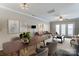 Inviting dining and living area with an open floor plan and natural light at 1224 Green Oaks Ln # I, Charlotte, NC 28205