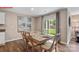 Dining area with view to backyard; perfect for Gathering meals and gatherings at 1344 Secrest Commons Ct, Monroe, NC 28112
