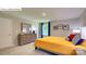 Well-lit bedroom featuring a full-sized bed, dresser, and window at 1353 Secrest Commons Dr, Monroe, NC 28112