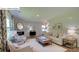 Bright living room featuring a fireplace, neutral furnishings, and a large window at 1353 Secrest Commons Dr, Monroe, NC 28112