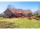 Lush backyard with a well-maintained lawn, perfect for outdoor activities and relaxation at 1636 Samaria Ln, Conover, NC 28613