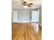 The living room features hardwood floors, neutral walls, and lots of natural light at 211 W 1St St, Landis, NC 28088