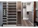 Walk-in closet with custom shelves and cabinets at 3200 Beaty Rd, Gastonia, NC 28056