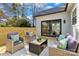 Cozy patio space with comfortable seating, perfect for outdoor relaxation and entertaining at 3324 Flamingo Ave, Charlotte, NC 28205