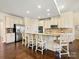 Kitchen with stainless steel appliances, a center island, and lots of cabinet space at 5059 Saint Clair St, Fort Mill, SC 29715