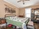 This bedroom boasts hardwood floors, plenty of natural light, and a homey feel at 707 Oakshade Ave, Kannapolis, NC 28083