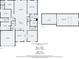 Detailed floor plan of a home with multiple bedrooms, a spacious living room, kitchen, and garage, plus a second floor at 11124 Chapeclane Rd, Charlotte, NC 28278