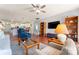 Inviting living room featuring an open floor plan to the kitchen and a cozy seating area at 11124 Chapeclane Rd, Charlotte, NC 28278