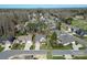 Aerial view of the neighborhood highlighting the well-manicured lawns and tree-lined streets at 3119 18Th Ne St, Hickory, NC 28601