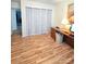 Office space with a wooden floor, computer, and desk, perfect for remote work or study at 319 Vista Grande Cir, Charlotte, NC 28226