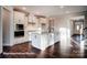 Modern kitchen featuring white cabinets, stainless appliances, and a large island at 4009 Grace Pointe Dr # 101, Indian Trail, NC 28079
