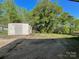 Backyard shed and concrete patio at 418 Dallas Stanley Hwy, Dallas, NC 28034