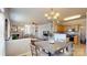 Open living space with dining area, kitchen, and living room at 504 Galesburg Dr, Monroe, NC 28110