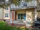 Backyard with patio and sliding glass doors at 9427 S Vicksburg Park Ct, Charlotte, NC 28210