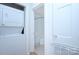 Bright laundry with washer and dryer hookups and adjacent to the bathroom at 101 S Laurel Ave # 72A, Charlotte, NC 28207