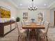 Formal dining room featuring a large table, 6 chairs, and neutral wall colors at 10405 Briarhurst Pl # 18, Mint Hill, NC 28227