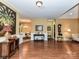 Open living area seamlessly connecting to dining, enhancing the flow of the home at 11406 Olde Turnbury Ct, Charlotte, NC 28277