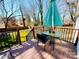 Inviting deck offers a table with an umbrella, ideal for dining or relaxing outdoors at 127 E 11Th St, Salisbury, NC 28144