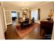Elegant dining room with a large table and classic chandelier at 127 E 11Th St, Salisbury, NC 28144