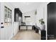 Mudroom with storage, bench, and natural light at 212 Sloan St, Belmont, NC 28012