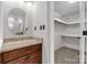Bathroom featuring granite countertops and access to the walk in closet at 4604 Karwood Dr, Rock Hill, SC 29732