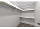 Walk-in closet with carpet and built in shelving at 4604 Karwood Dr, Rock Hill, SC 29732