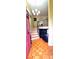 Inviting foyer with hardwood floors, staircase, and a stylish chandelier that creates a warm welcome at 5230 Northview Dr, Hickory, NC 28601